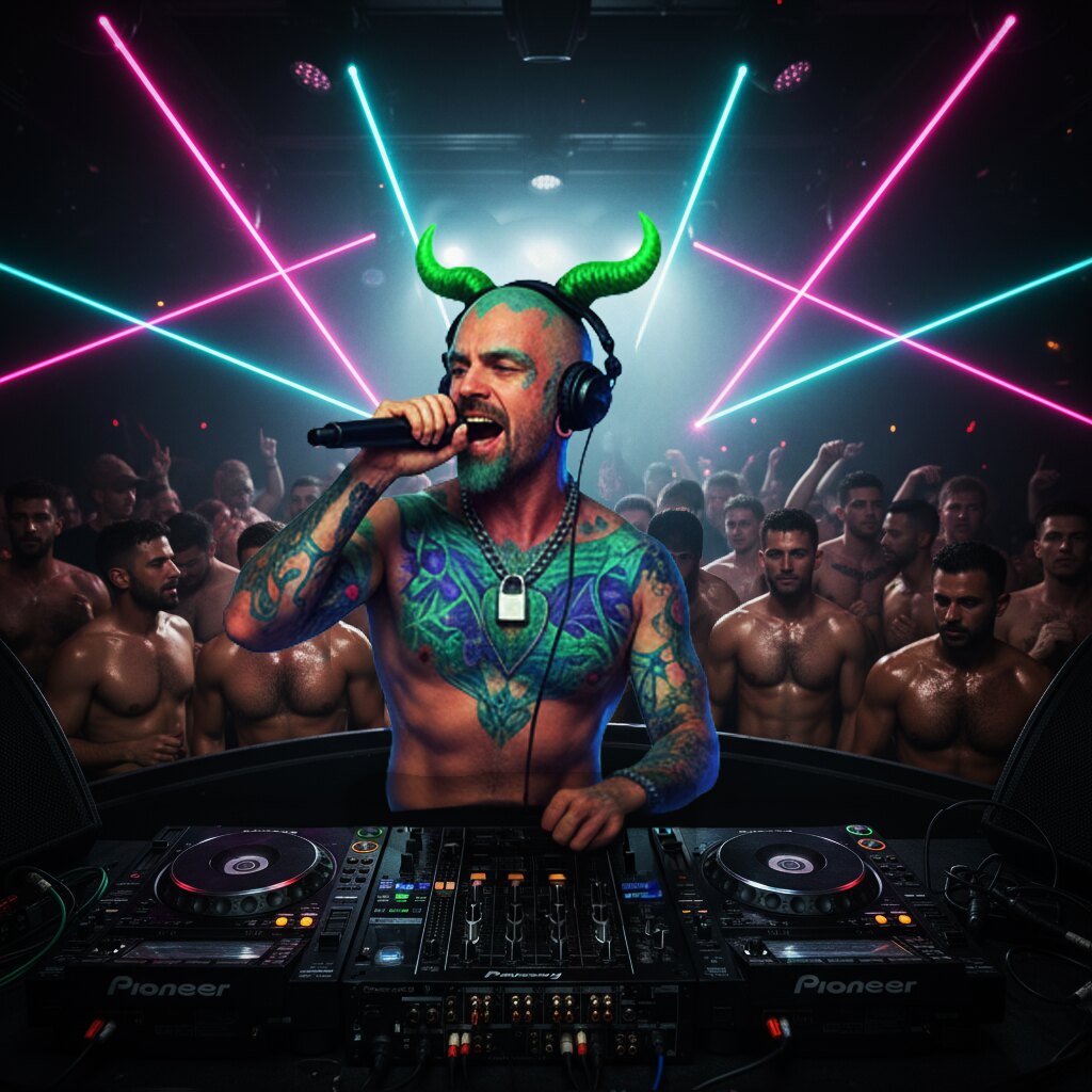 DJ Green Satyr live